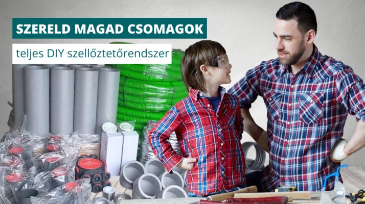 Szereld magad hővisszanyerős szellőztető telepítése otthon, Ventalp rendszerrel
